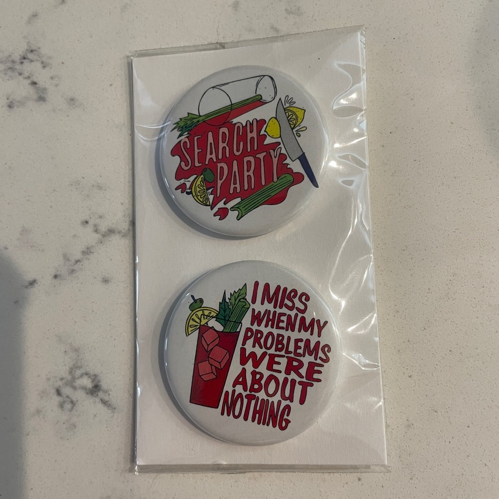 Search Party buttons — FREE if bundled with any other item
